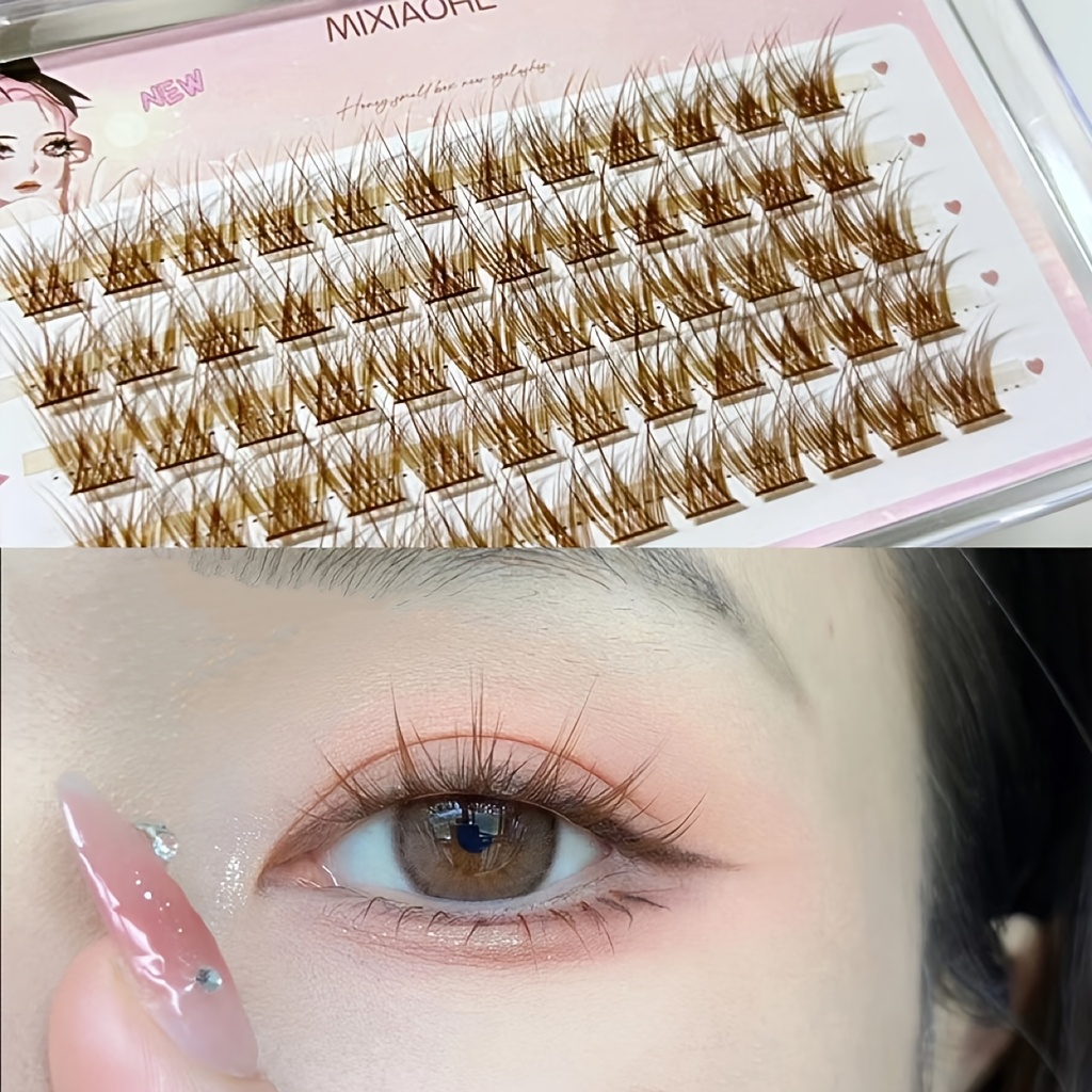 Mixiaohe Colorful Eyelashes 60 – обзор и цена Eyelash Extension Natural