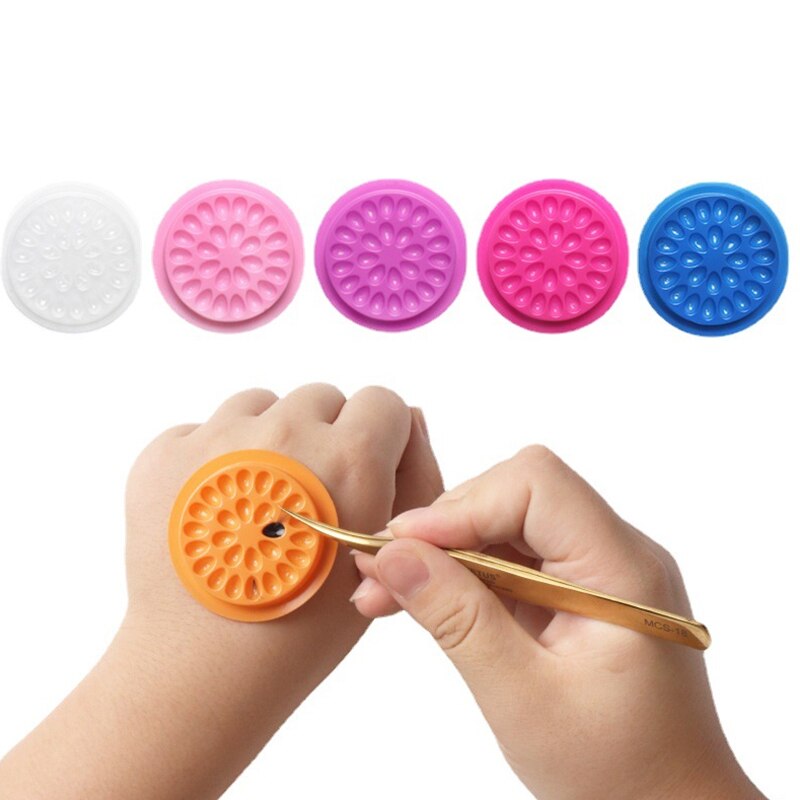 100pcs Eyelash Glue Holder Eye – обзор и цена Lash Mapping Sticker