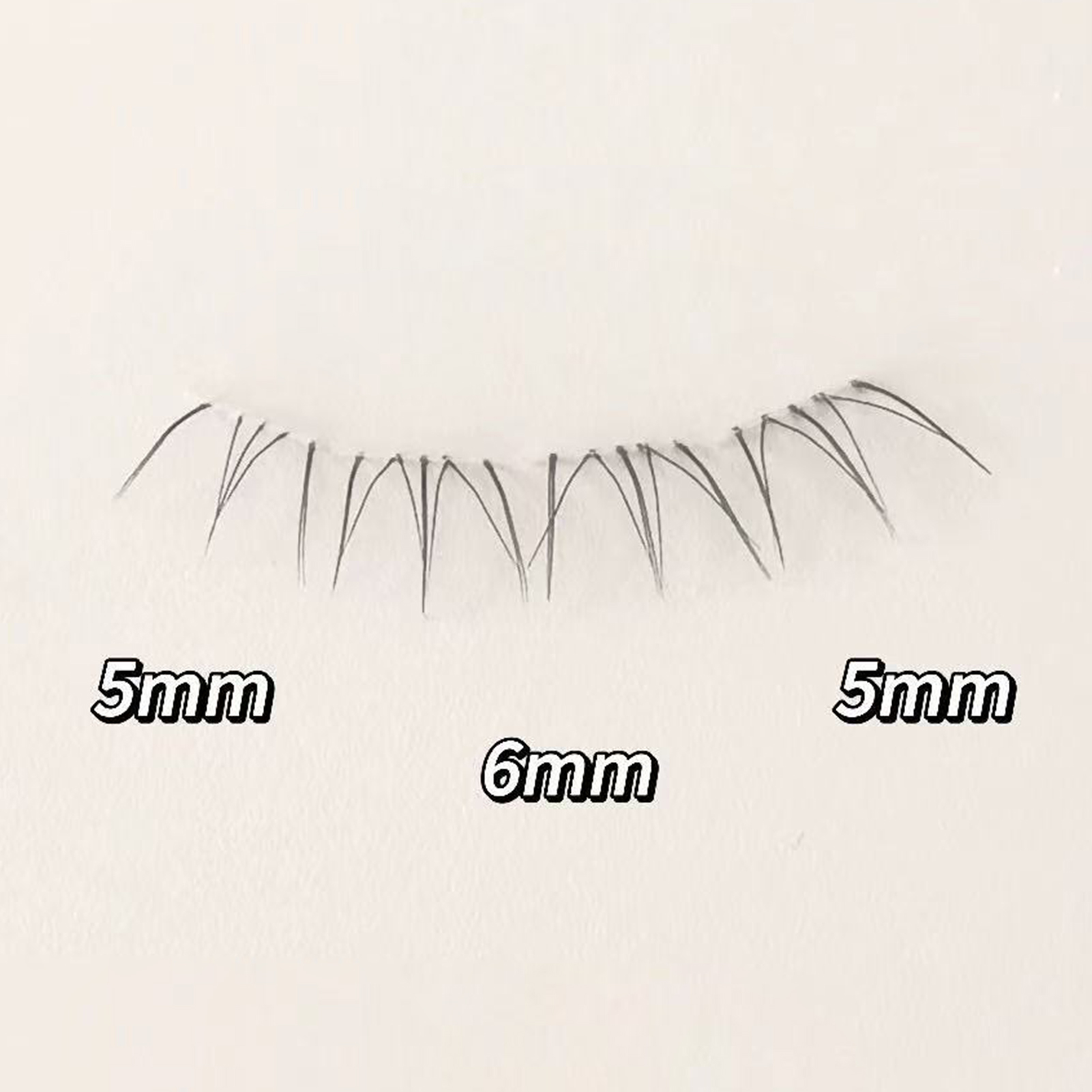 Cat's Eye Bottom Lashes Transp – обзор и цена Eyelash Extension Natural