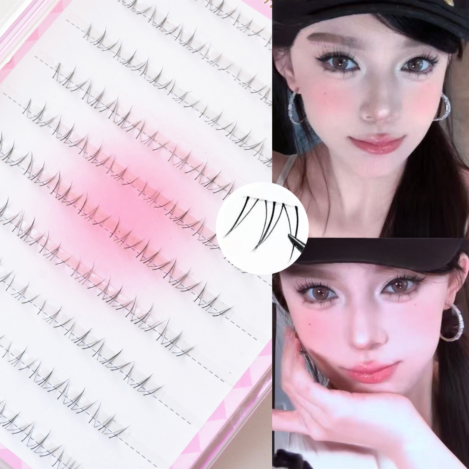 Cat's Eye Bottom Lashes Transp – обзор и цена Eyelash Extension Natural
