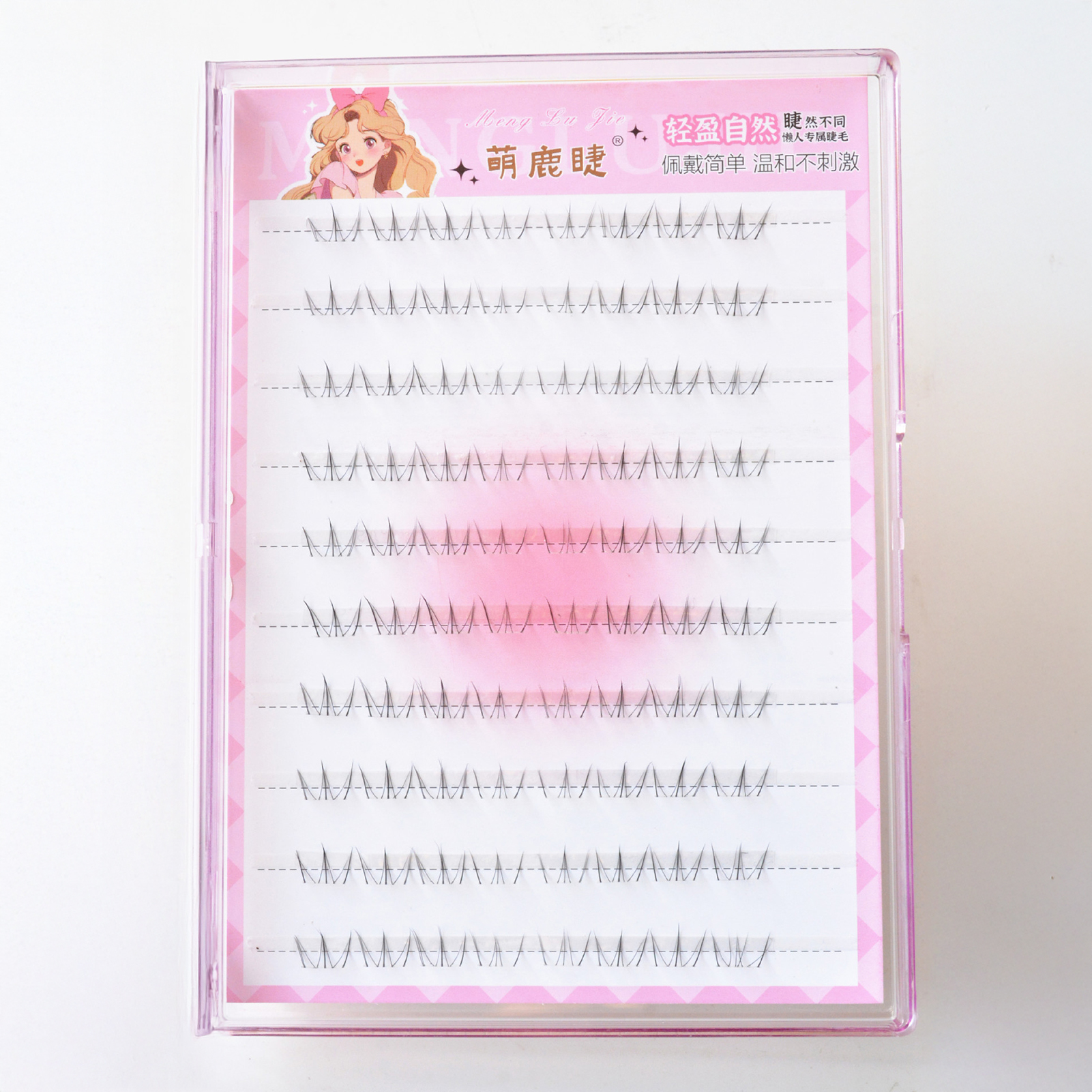 Cat's Eye Bottom Lashes Transp – обзор и цена Eyelash Extension Natural
