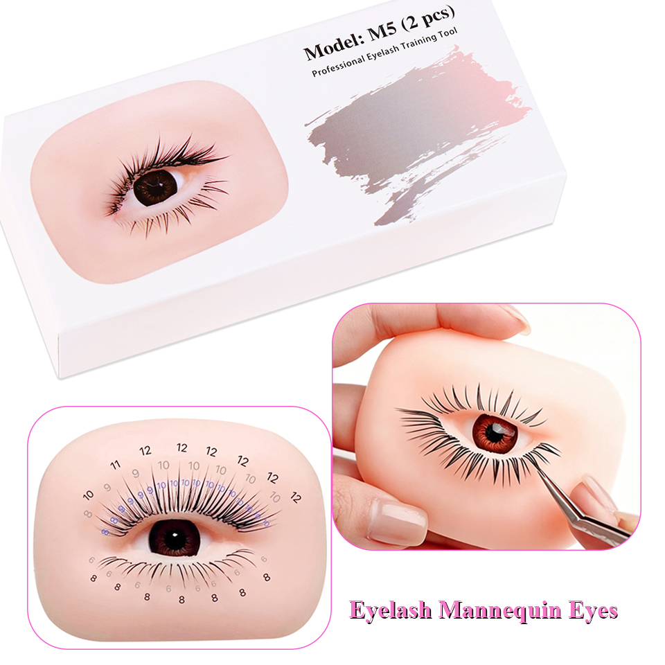 3 Layers Lashes Eyes Model Eye – обзор и цена Eyelash Extension Doll Eye