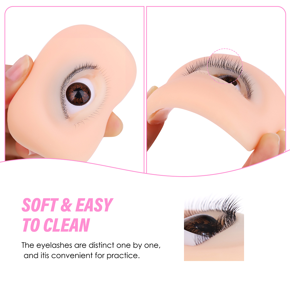 3 Layers Lashes Eyes Model Eye – обзор и цена Eyelash Extension Doll Eye
