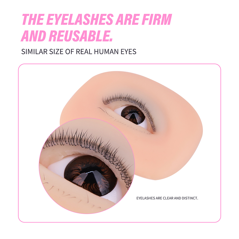 3 Layers Lashes Eyes Model Eye – обзор и цена Eyelash Extension Doll Eye