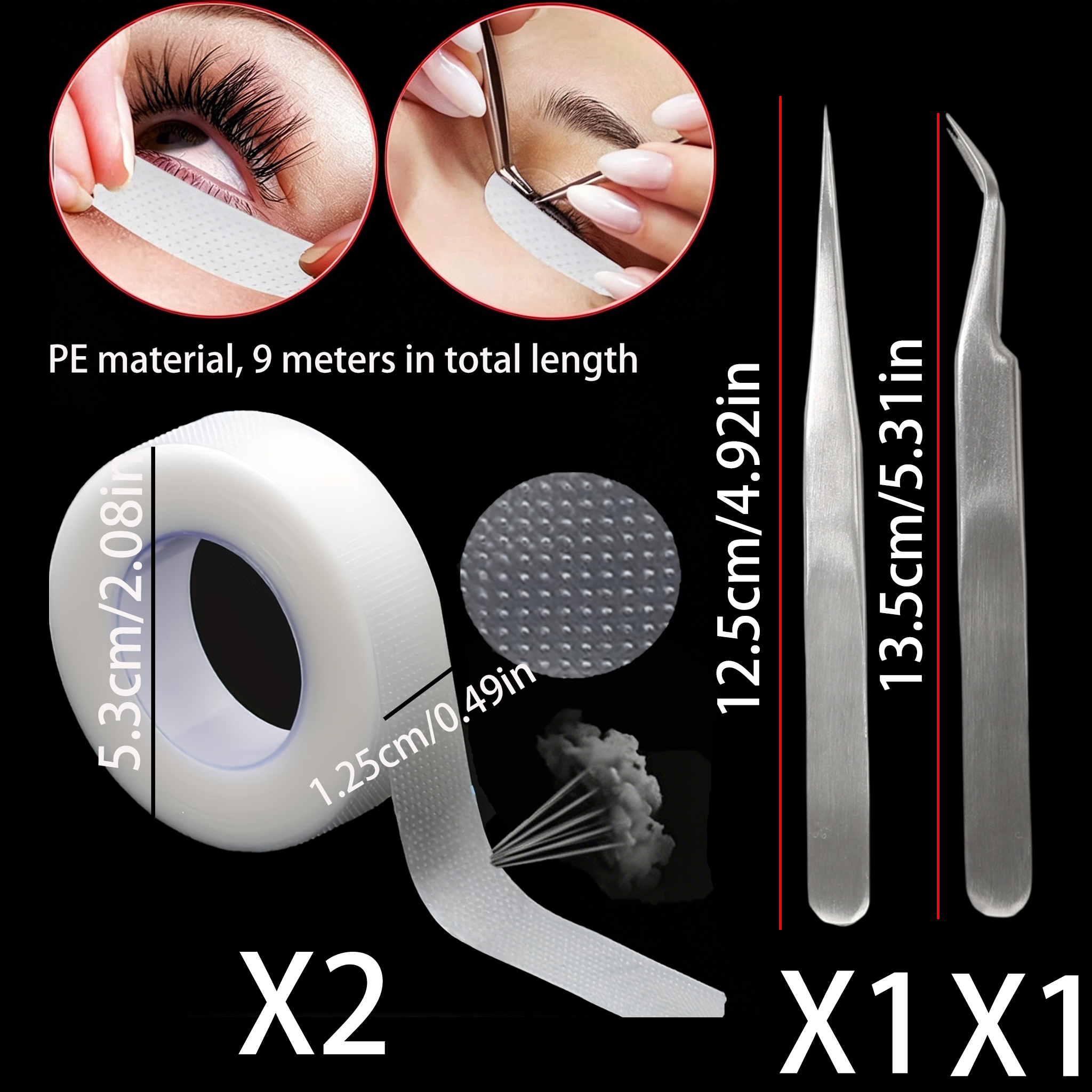 4Pcs Professional Eyelash Exte – обзор и цена Lash Extension Tweezers