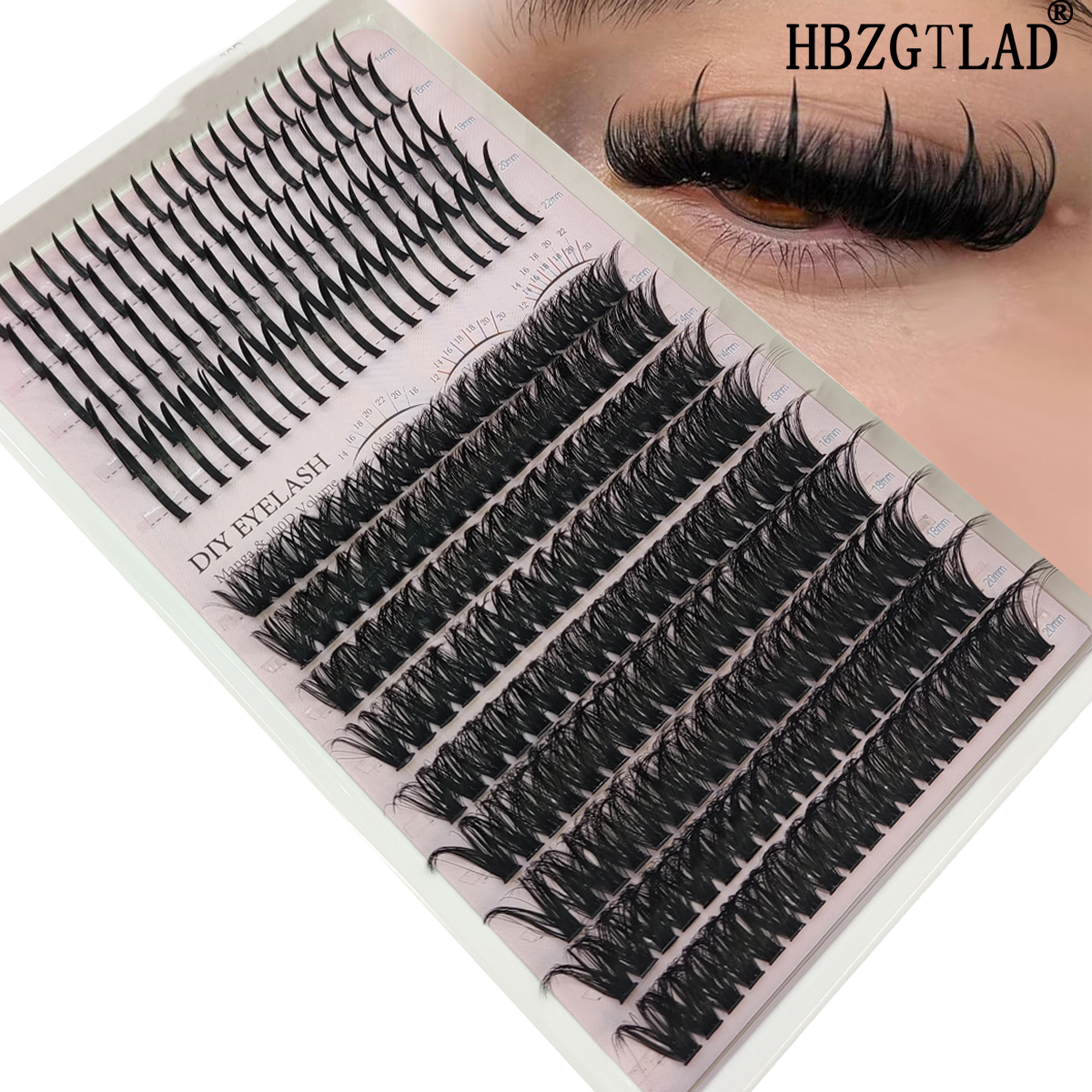 New 80D 100D eyelash group man – обзор и цена Eyelash Extension Doll Eye