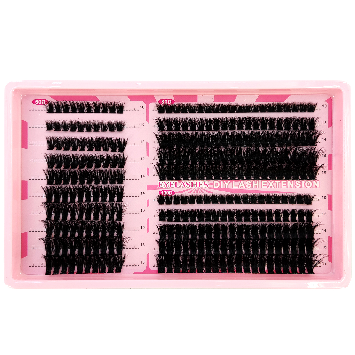 New 80D 100D eyelash group man – обзор и цена Eyelash Extension Doll Eye