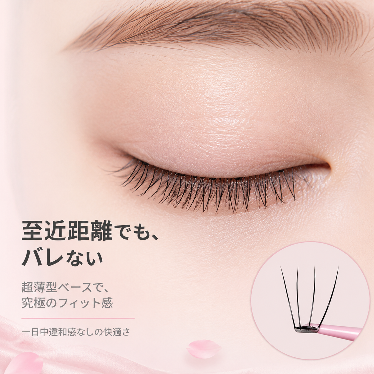 Redpurorag Glue-Free A-Shape F – обзор и цена Eyelash Extension Natural