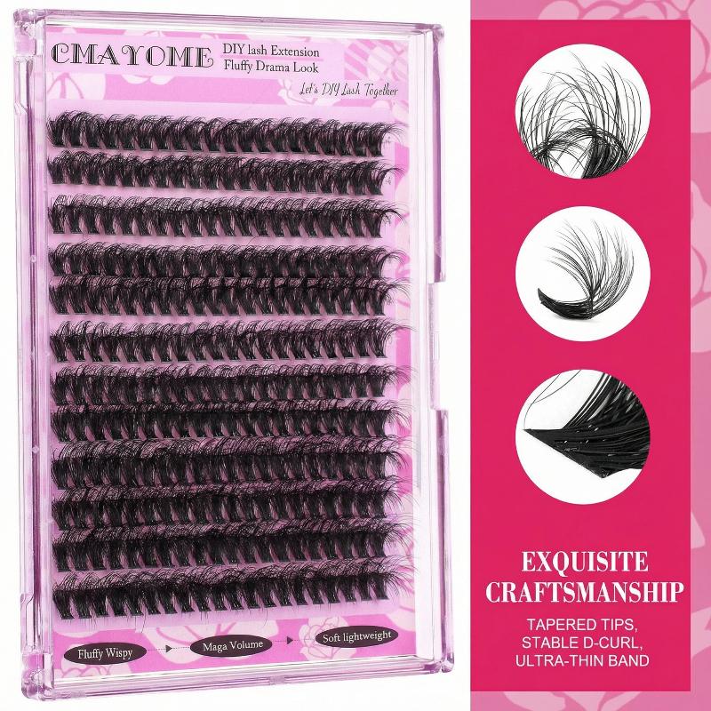 Wispy D Curl Cluster Lashes 14 – обзор и цена Eyelash Extension Natural