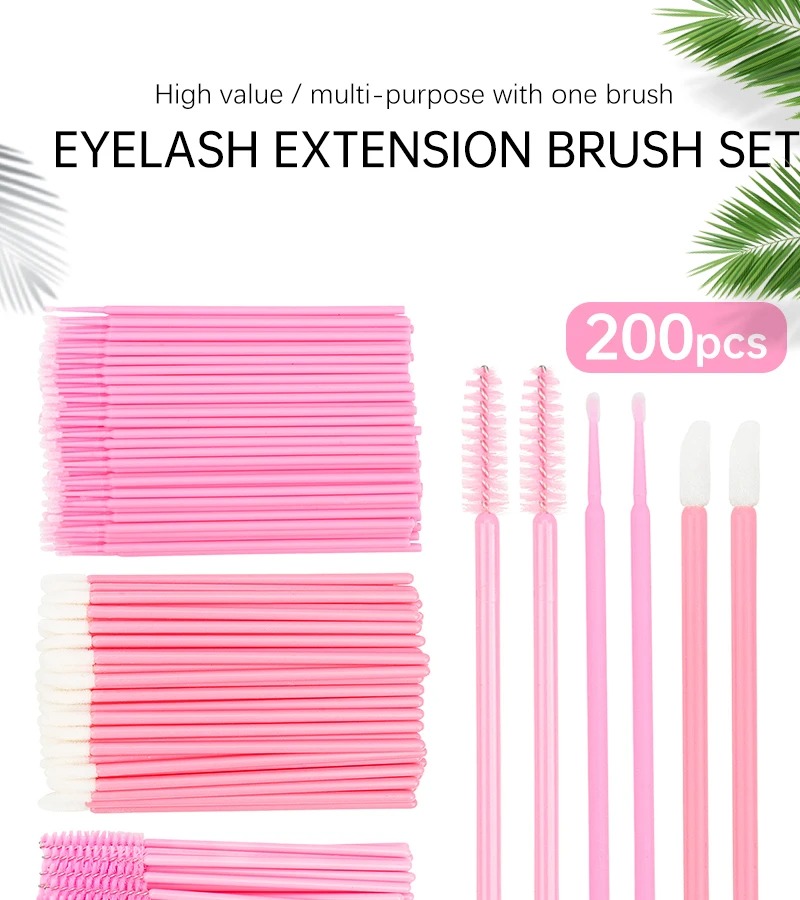 200pcs Lash Extension Micro Ap – обзор и цена Micro Brush Applicator