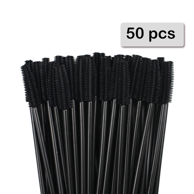 50pcs Silicone Mascara Wands A – обзор и цена Micro Brush Applicator