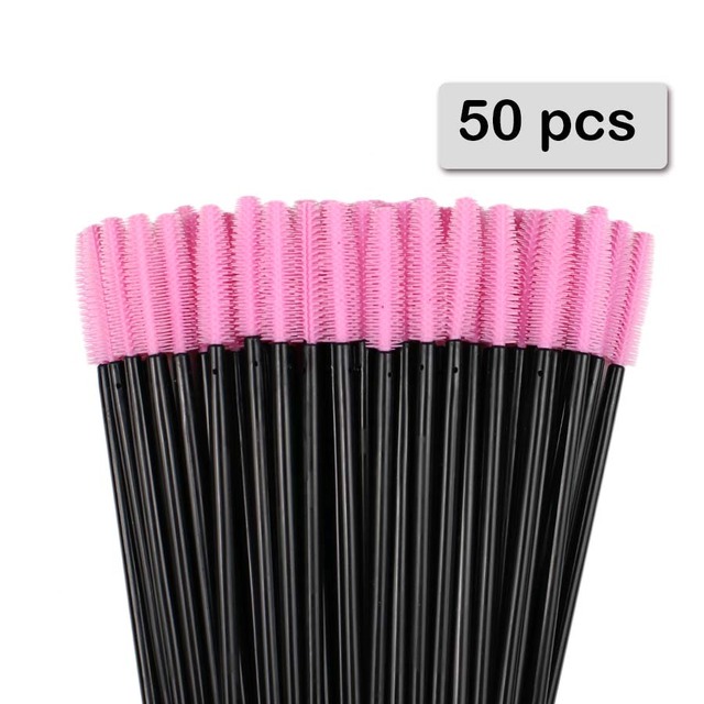 50pcs Silicone Mascara Wands A – обзор и цена Micro Brush Applicator