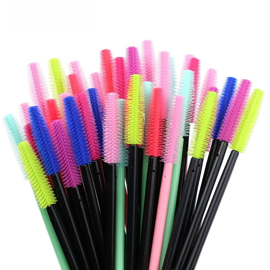 50pcs Silicone Mascara Wands A – обзор и цена Micro Brush Applicator