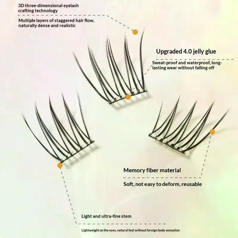 7 Rows Self-Adhesive Eyelashes – обзор и цена Eyelash Extension Adhesive