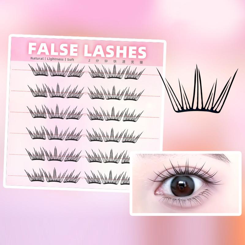 6 Rows Dense Natural False Eye – обзор и цена Eyelash Extension Natural